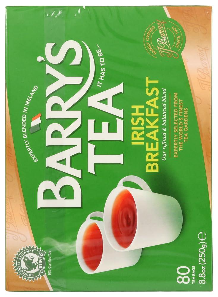 Barry's Tea Irish Breakfast Teabags (80) - Pack of 2 - Image 2